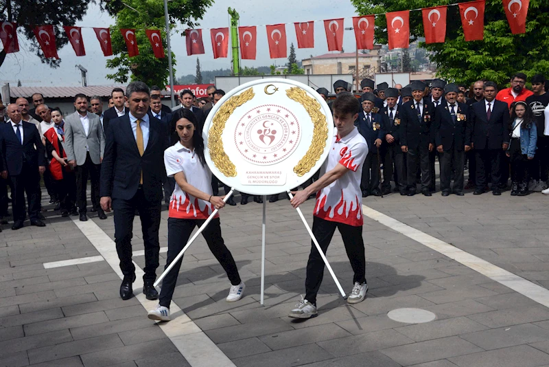 Kahramanmaraş’ta 19 Mayıs törenle kutlandı