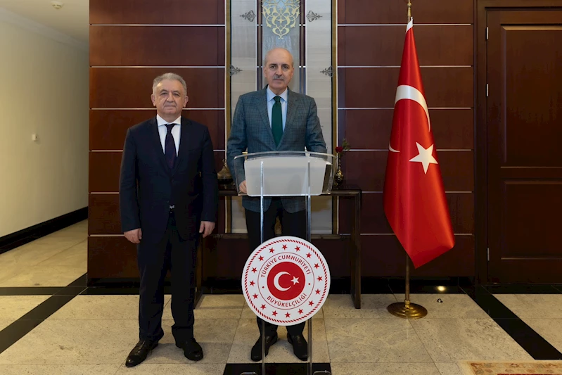 TBMM Başkanı Kurtulmuş, Astana Büyükelçiliği