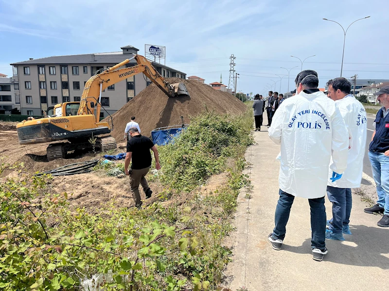 Temel kazısında el ve ayakları bağlı, toprağa gömülü kadın cesedi bulundu