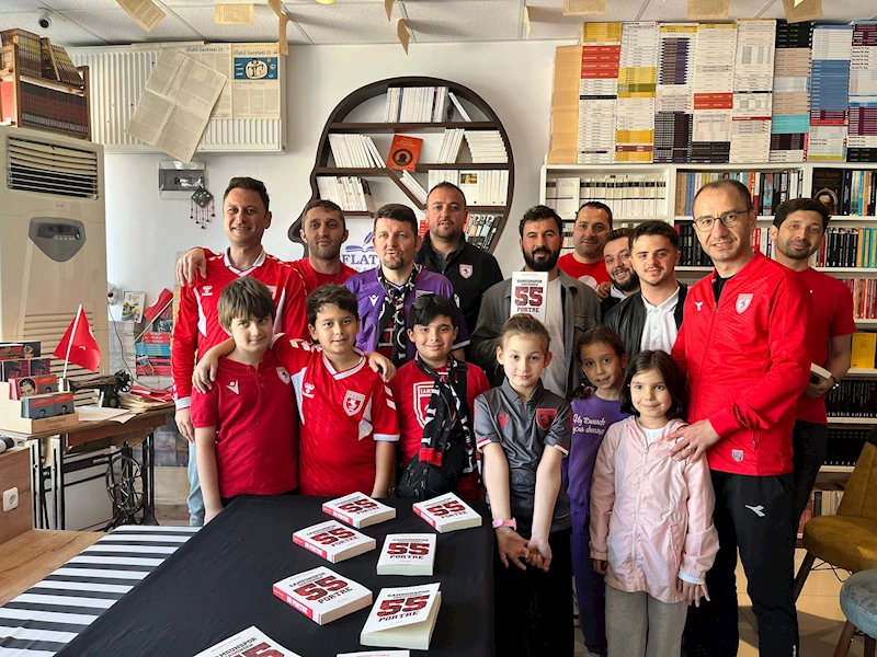 Samsunspor Tarihinden 55 Portre piyasaya çıktı 