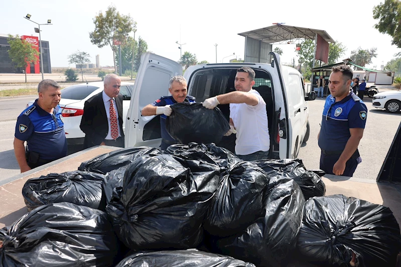 Mersin’de kaçak  kesilen 500 kilo et imha edildi 