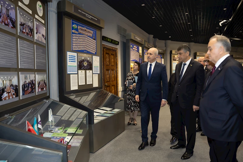 TBMM Başkanı Kurtulmuş, Özbekistanlı mevkidaşı İsmailov ile görüştü