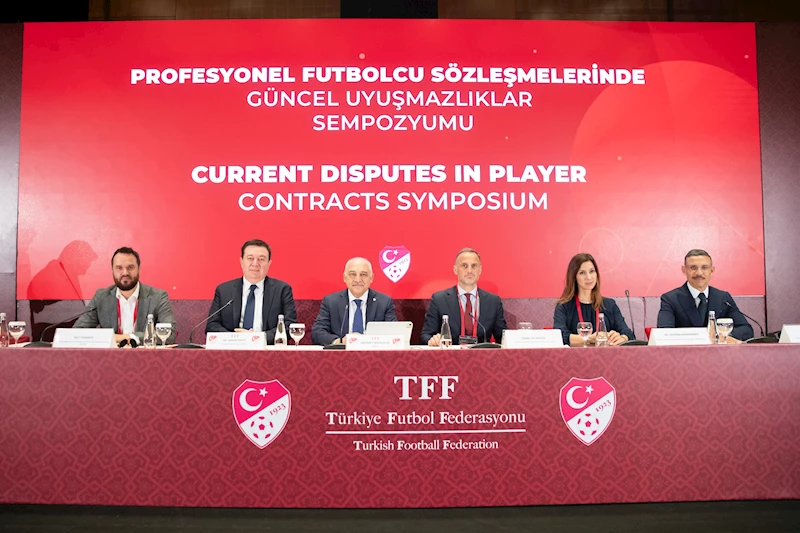 Profesyonel Futbolcu Sözleşmelerinde Güncel Uyuşmazlıklar Sempozyumu düzenlendi