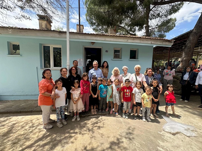 Emekli öğretmenlerin tadilatını yapıp, yenilediği anaokulu hizmete açıldı