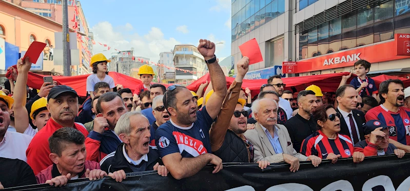 Zonguldak Kömürspor taraftarlarından TFF