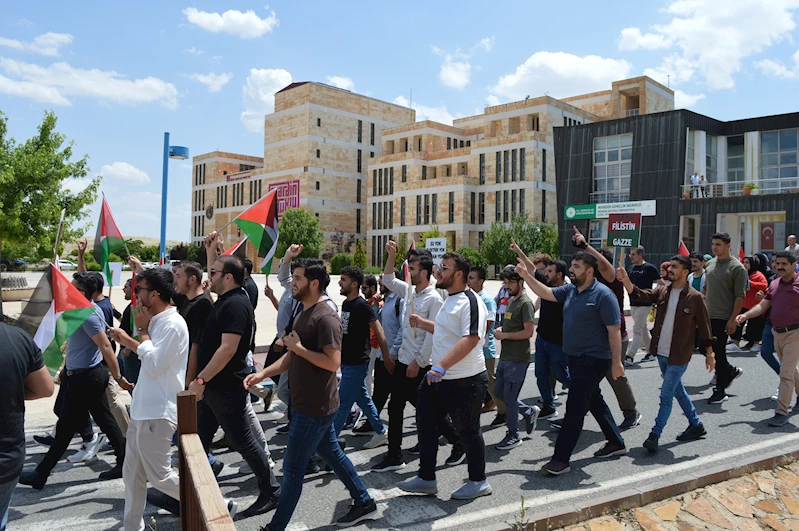 Mardin’de akademisyen ve öğrencilerden İsrail