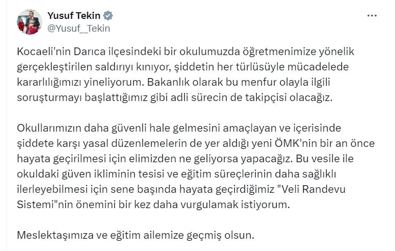 Ders sırasında sınıfa giren veli, öğretmenin üzerine yürüdü; arbede yaşandı (3)