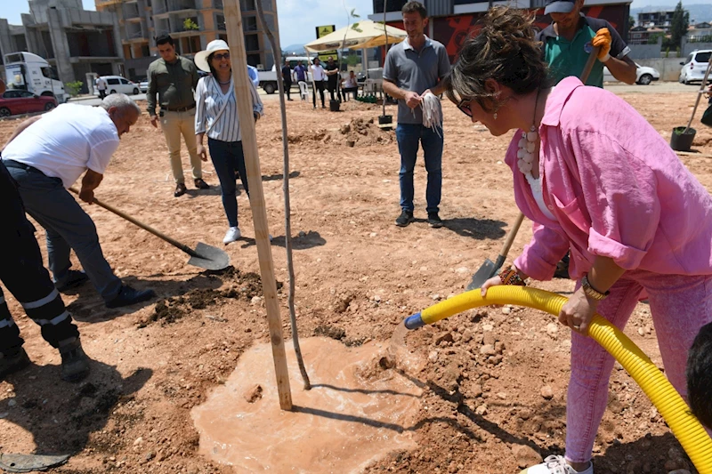 Yenişehir Belediyesi ağaçlandırma çalışmalarını sürdürüyor