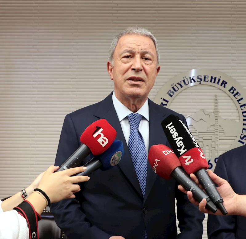 Hulusi Akar: Ülkemizin bekası ve refahı konusunda herhangi bir sorun kalmayacak