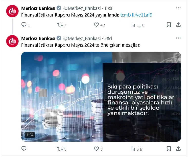 Merkez Bankası: Kur korumalı hesaplarda düşüş sürüyor