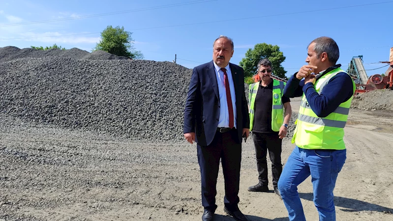 Salıpazarı Belediyesi yollardaki çalışmalar için hazırlıklarını sürdürüyor