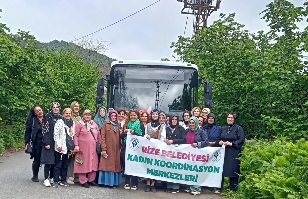 Rize Belediyesi kadın kursiyerlerine etkinlik düzenledi