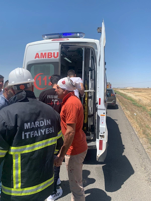 Mardin’de TIR ile çarpışan cipin sürücüsü yaralandı 