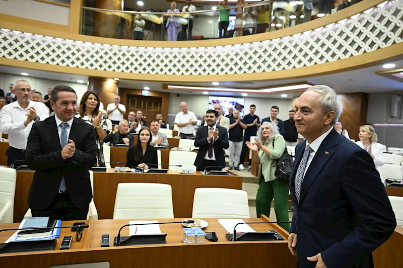 Başkan Kocagöz, mecliste alkışlarla karşılandı