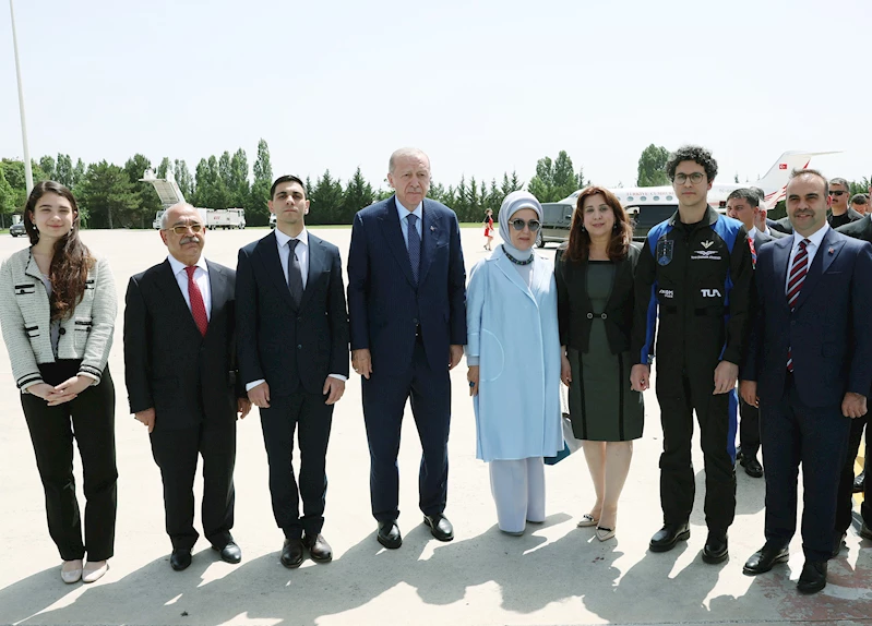 Cumhurbaşkanı Erdoğan, astronot Tuva Cihangir Atasever ile görüştü