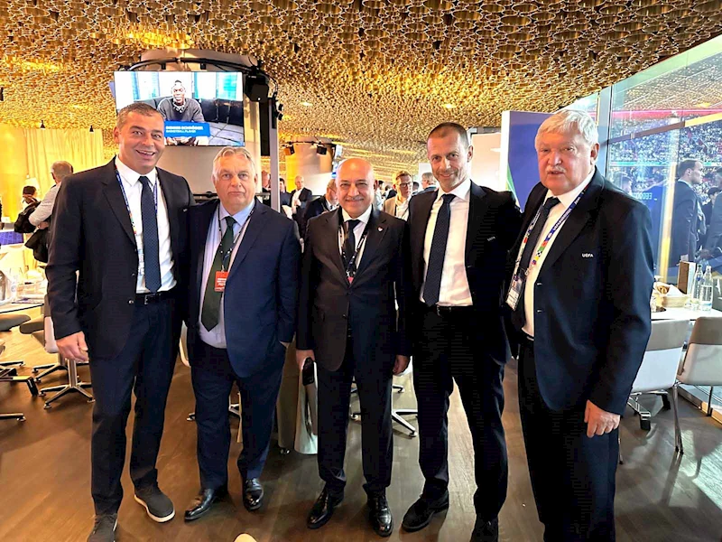 TFF Başkanı Büyükekşi, EURO 2024 açılışı öncesi FIFA ve UEFA Başkanları ile buluştu