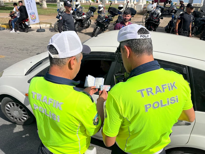 Mersin’de bayram dolayısıyla trafik tedbirleri yoğunlaştı