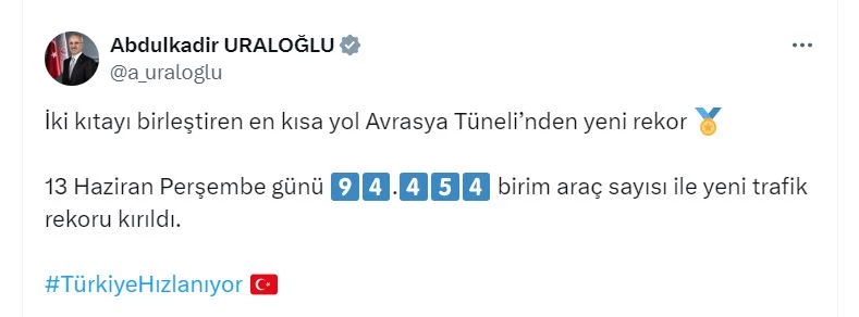 Avrasya Tüneli