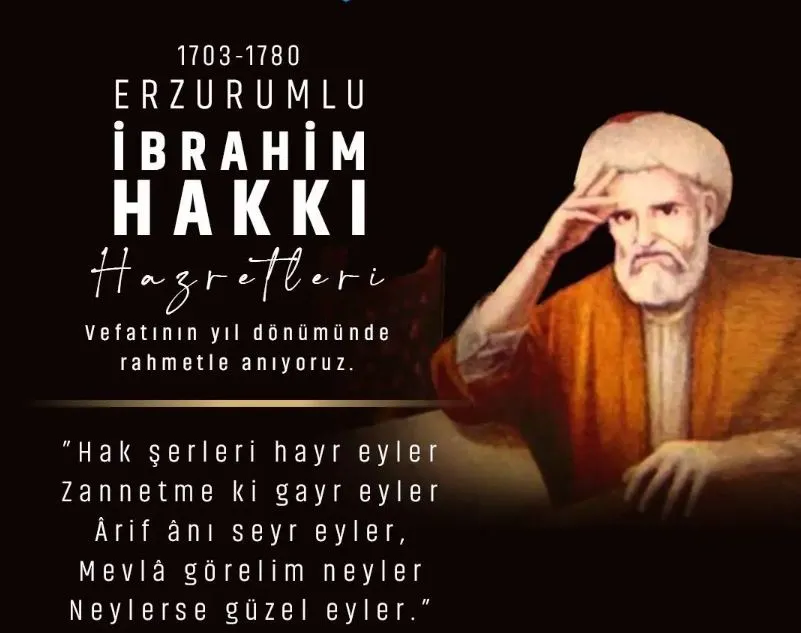 Büyük Alim İbrahim Hakkı Hazretleri Erzurum Valiliği Tarafından Anılıyor