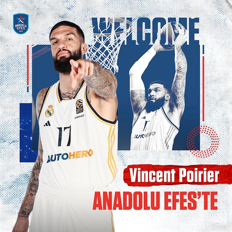 Fransız pivot Vincent Poirier, Anadolu Efes