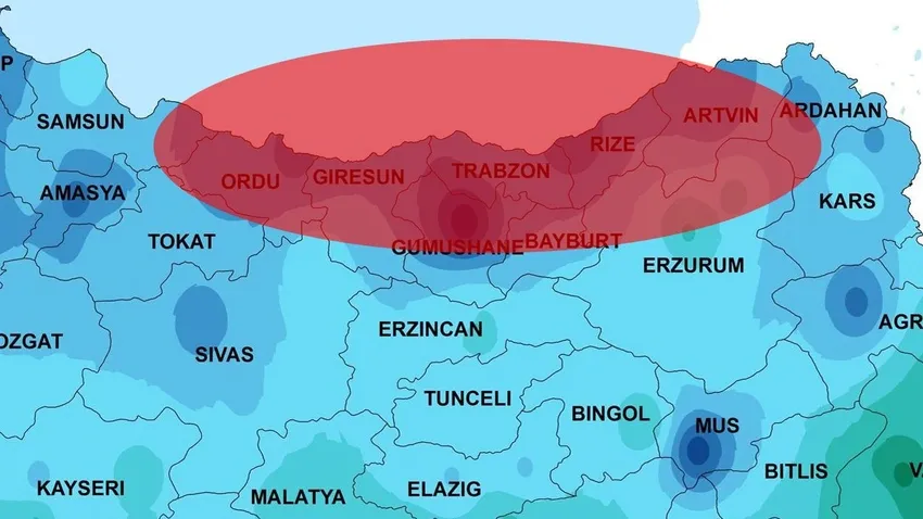 Giresun, Trabzon, Rize ve Artvin için flaş gece uyarısı! Geceden başlayacak, önlem almayan 1000 pişman olur