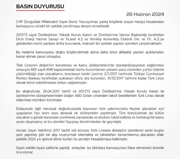 Hazine ve Maliye Bakanlığı, CHP