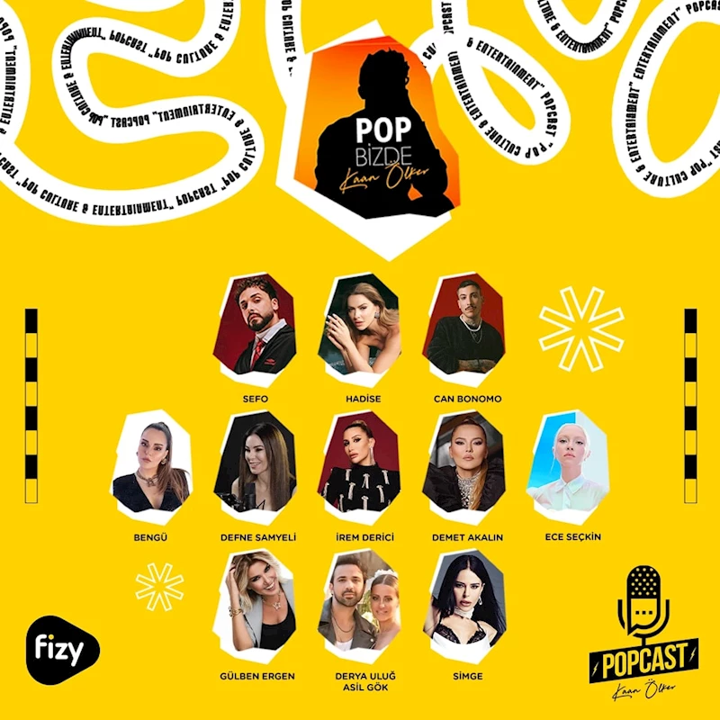 fizy’de  ‘Popcast’ söyleşileri başlıyor