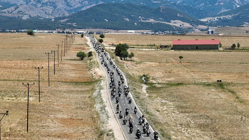 Tunceli’de MotoFest,1300 motosikletlinin Munzur Vadisi Milli Park’taki turuyla başladı