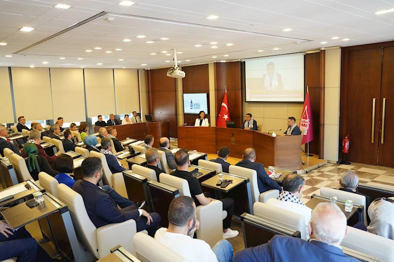 Beyoğlu Belediyesi meclis üyelerinden Filistin’e destek  