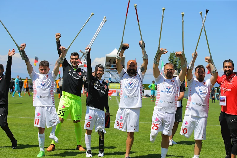 Ampute Milli Futbol Takımı, namağlup çeyrek finalde