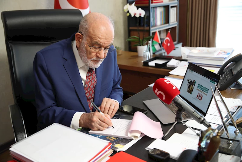 Temel Karamollaoğlu, kurban bağışını İMG