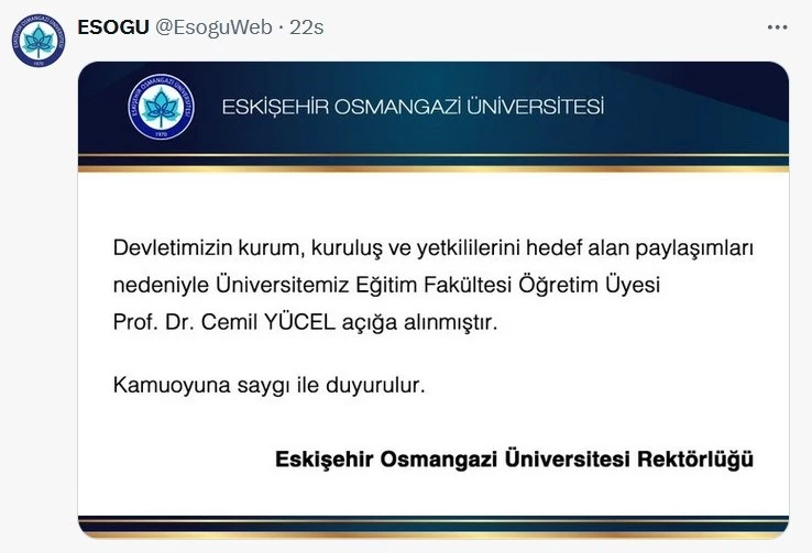 Profesöre ‘paylaşım’ gözaltısı