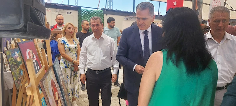 Antakya’da Halk Eğitim Merkezi yıl sonu sergisi açıldı