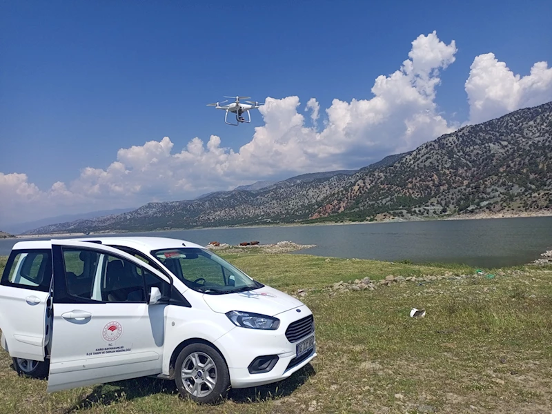 Kargıda kaçak avcılığa karşı dronlu denetim yapılıyor