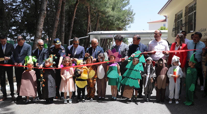 Anaokulunda doğa sınıfı oluşturuldu