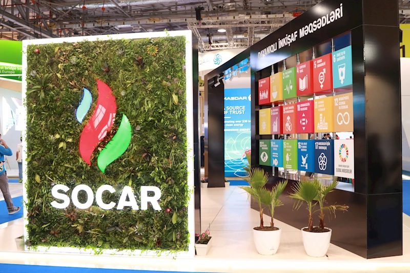 SOCAR, Türkiye’deki yatırımlarını Bakü’deki sıfır karbon standında tanıttı