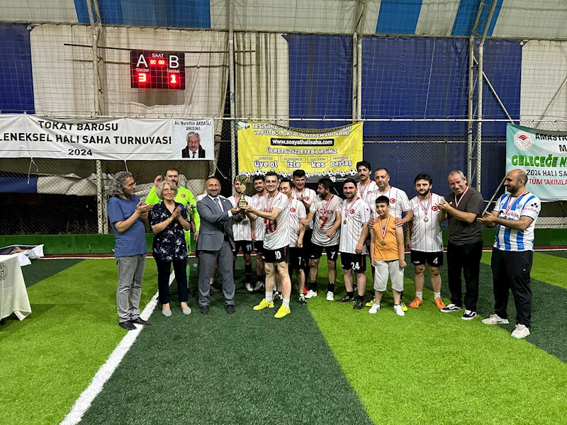 Tokat Barosunun futbol turnuvası final maçlarıyla tamamlandı