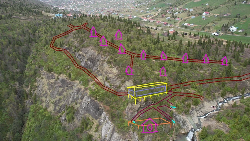 Yaylada göl manzaralı turizm tesisi inşaatına tepki