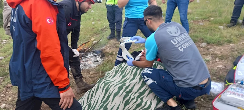 Mantar toplamaya gittiği ormanda düşüp yaralandı, 16 saat sonra ulaşıldı