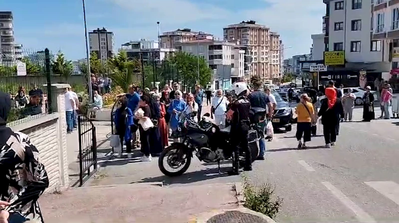 Polis, 1 dakika kala sınava yetiştirdi