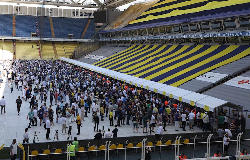 Fenerbahçe Olağan Seçimli Genel Kurulu’nda oy kullanma işlemi tamamlandı