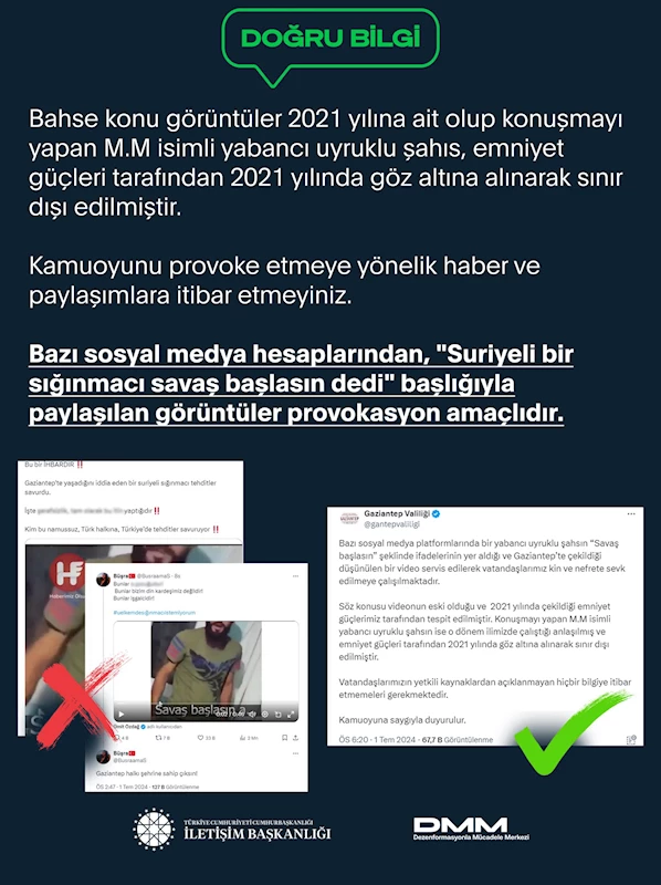 İletişim Başkanlığı: 