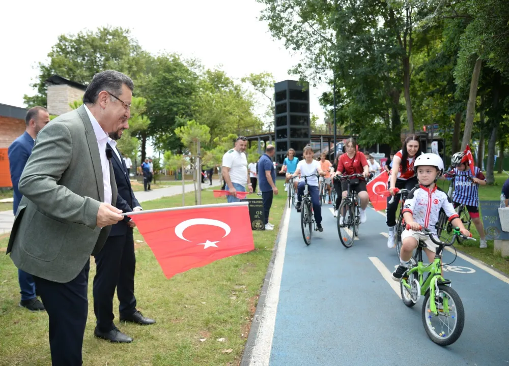 Trabzon Büyükşehir Belediyesi Bisiklet Filosunu Genişletti, 15 Temmuz Şehitleri Anısına Pedallar Çevrildi