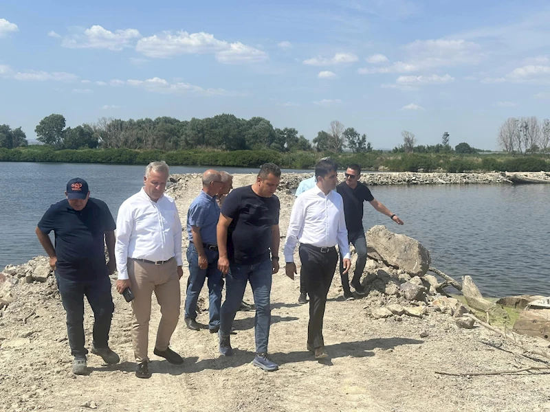 Meriç Nehri’ne deniz suyu karışmaması için setli önlem