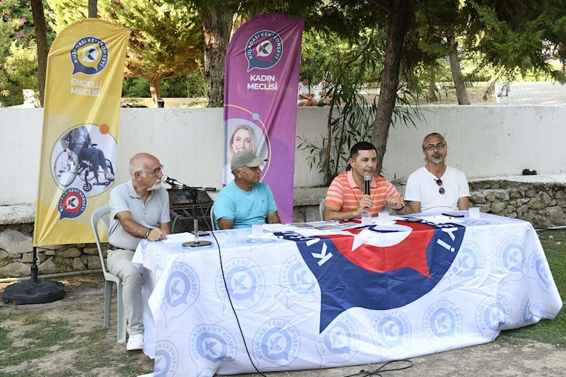 Başkan Günel kent konseyi üyeleri ve STK