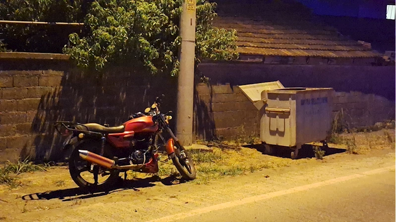 Samsun’da çöp konteynerine çarpan motosiklet sürücüsü yaralandı