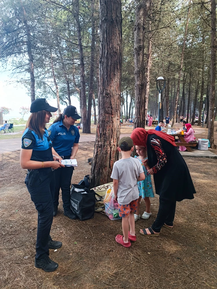 Samsun’da polisten vatandaşlara 