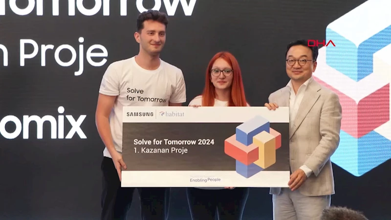 Samsung’un Habitat Derneğiyle hayata geçirdiği Solve for Tomorrow Programının kazananları ödüllerini aldı