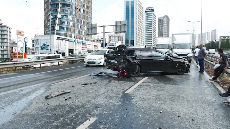 İstanbul -Esenyurt Haramidere bağlantı yolunda ikinci zincirleme trafik kazası