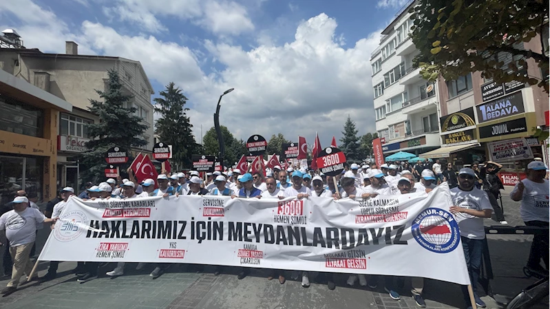 Memur-Sen Konfederasyonuna bağlı sendikalar Bolu